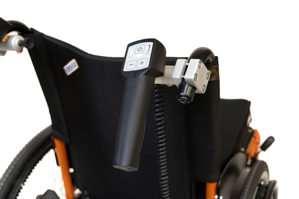 VMax2-Attendant-The pushing and braking aid V-MAX² makes it easier for you to negotiate inclines and thus extends your radius of action significantly.-Glide Products