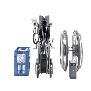 E-Fix-Joystick Power Add Ons-E-fix, the electric add-on drive from Alber, turns manual wheelchairs into swift and transportable electric wheelchairs.-Glide Products