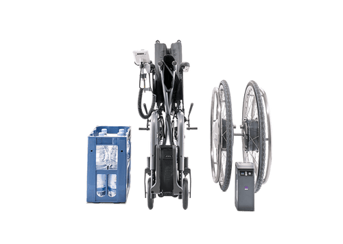 E-Fix-Joystick Power Add Ons-E-fix, the electric add-on drive from Alber, turns manual wheelchairs into swift and transportable electric wheelchairs.-Glide Products - Image 4
