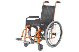 NiftyGlide-Paediatric Manual-The NiftyGlide is a great manual wheelchair for young children. It’s available in a seat width of either 34cm or 37cm. It has a clever folding frame for transport or storage, and the aluminium footplate leg rests can be swung out of the way or detached altogether. -Glide Products
