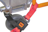 NipperGlide_G3_Bambino_Front_Tiedown_point_restrained_using_seatbelt_buckle-Glide Products