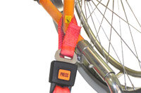 NipperGlide_G3_Bambino_Rear_Tiedown_restrained_with_seatbelt_buckle-Glide Products