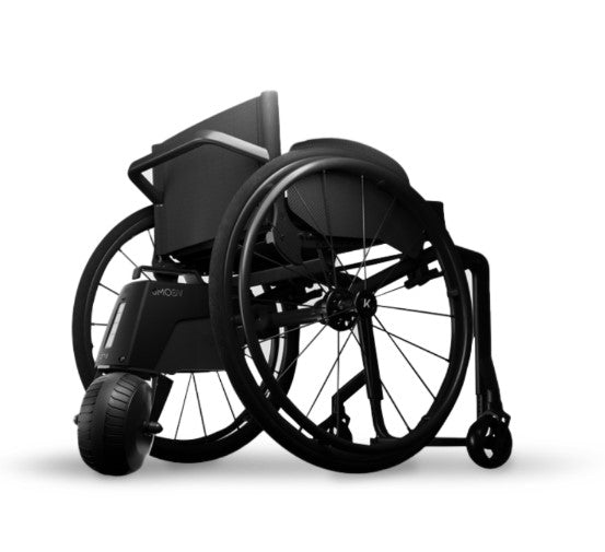 SMOOV One-Push Power Add Ons-The SMOOV one is an innovative electric drive that you can easily dock on to and off your wheelchair whenever you need some extra power.-Glide Products