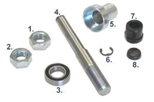 Pintle Kit Assembly (G2, S4) 51cm seat height 20031-/spare-Glide Products