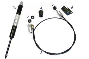 Gas Strut Kit Easy Release 33205-/spare-Glide Products