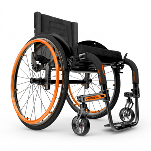 Apex A-Lightweight Fixed Frame-Motion Composites' APEX A aluminum rigid wheelchair is lightweight, robust and features a head-turning design. Made in Canada. -Glide Products
