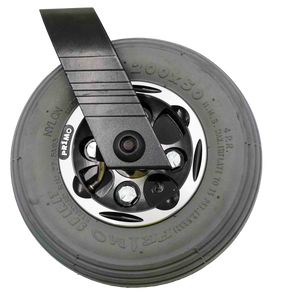 CASTOR 8" 200*50 - Aluminium hub - Pneumatic in Grey. 20064A-/spare-Glide Products