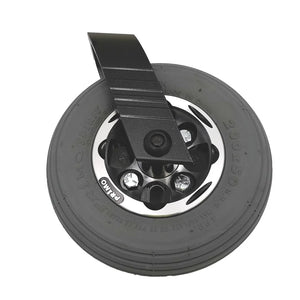 CASTOR 8" 200*50 - Aluminium hub - Foam filled tyre Grey. 20064A-F-/spare-Glide Products