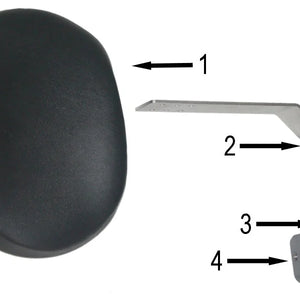 Calf Pad, Bracket, Clamp 335229-05-/spare-Glide Products