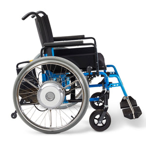 BoostGlide-Pushrim Activated-The BoostGlide operates like a manual wheelchair, but has a power assist motor to add a new level of independence.-Glide Products