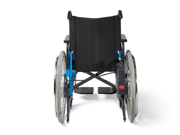 BoostGlide-Pushrim Activated-The BoostGlide operates like a manual wheelchair, but has a power assist motor to add a new level of independence.-Glide Products