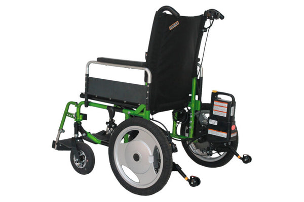 JetGlide-Paediatric Powered-The JetGlide is a lightweight powered wheelchair that is controlled with an easy-to-use ‘jet pilot’ joystick. -Glide Products