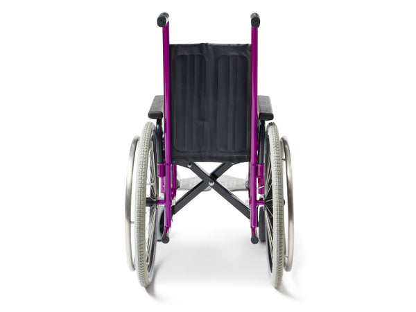 NipperGlide-Paediatric Manual-The NiftyGlide is a great manual wheelchair for young children. It’s available in a seat width of either 34cm or 37cm. It has a clever folding frame for transport or storage, and the aluminium footplate leg rests can be swung out of the way or detached altogether. -Glide Products