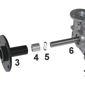 Hub Assembly for 145/70-6 Wheel 310090-/spare-Glide Products