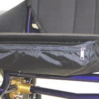 Underseat Carry Bag Upholstery Mounted with Zip Closure - 1156-/spare-Glide Products