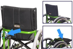 Fold Down and Removable Backrest option 5995-/spare-Glide Products