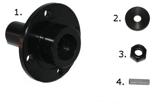 Hub - Fixed drive suit 14" Drive Wheel 310091-/spare-Glide Products