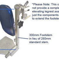 Legrest, Elevating 300mm Footstem 12471L-/spare-Glide Products